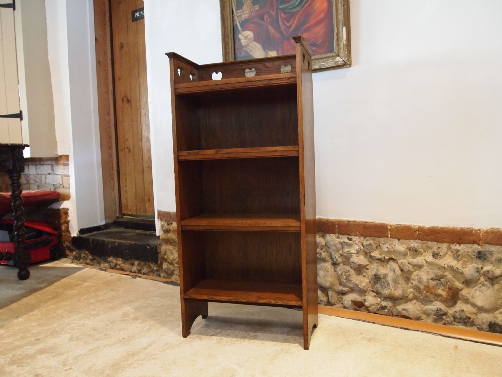 Bookcase rare C F A Voysey design Arts and Crafts Oak c1900 View VIII