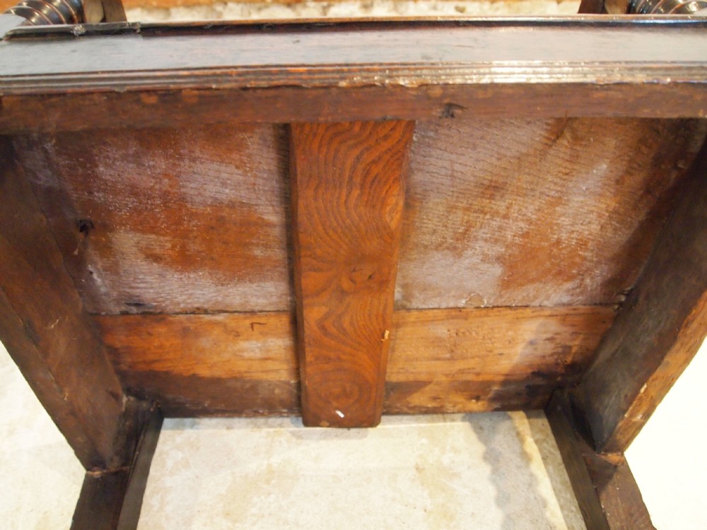Chair stunning Oak Wainscot Yorkshire/Derbyshire Charles II c1660 View XIII
