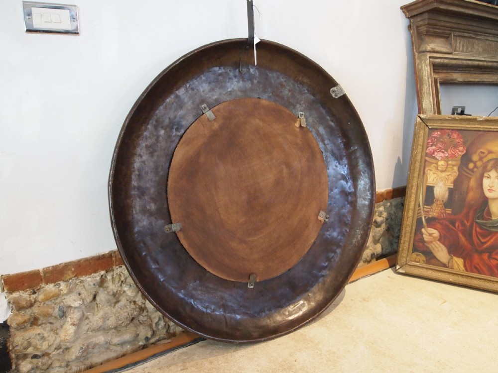 Mirror large industrial metal c1900 View III