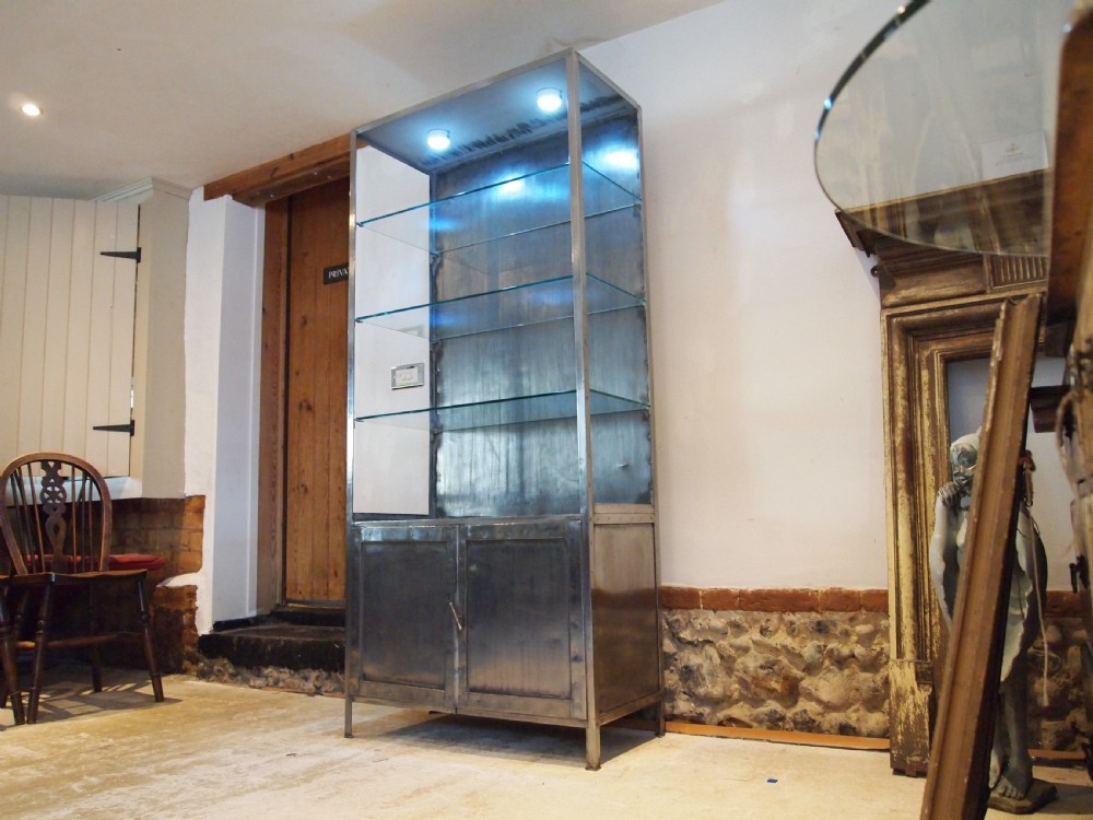 Cabinet stunning steel drinks bookcase medical cupboard 1900 View VI