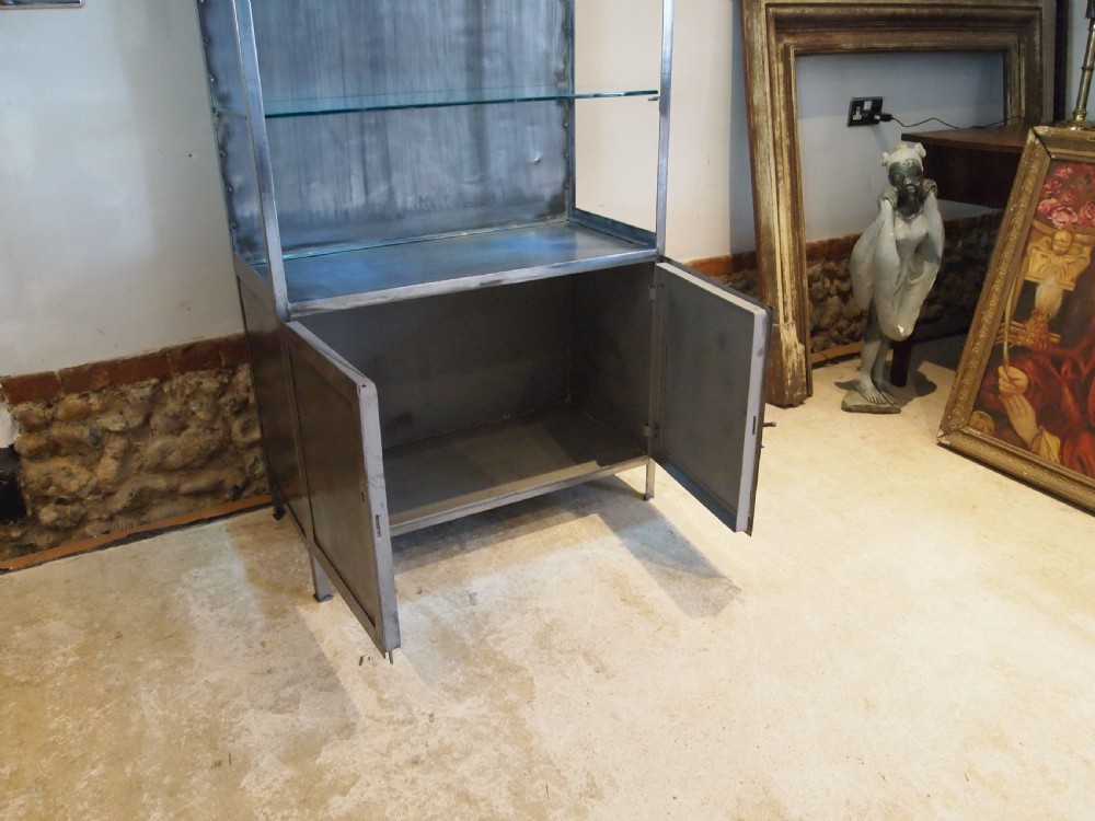 Cabinet stunning steel drinks bookcase medical cupboard 1900 View VIII