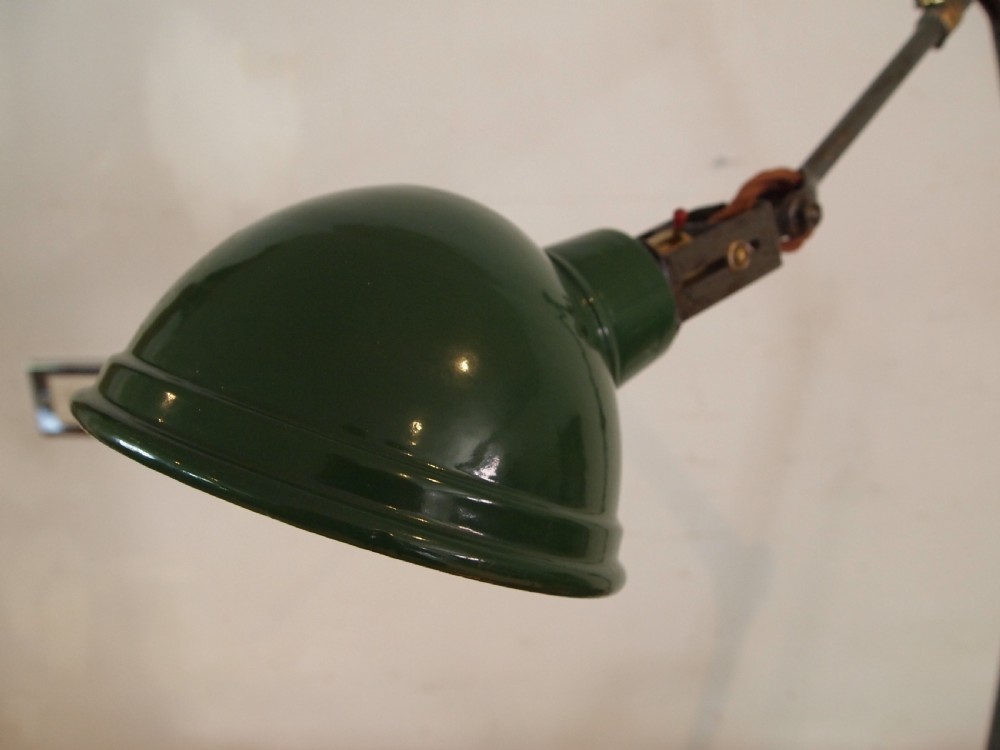 Lamp stunning Dugdills industrial angle poise table desk lamp c1930 View II