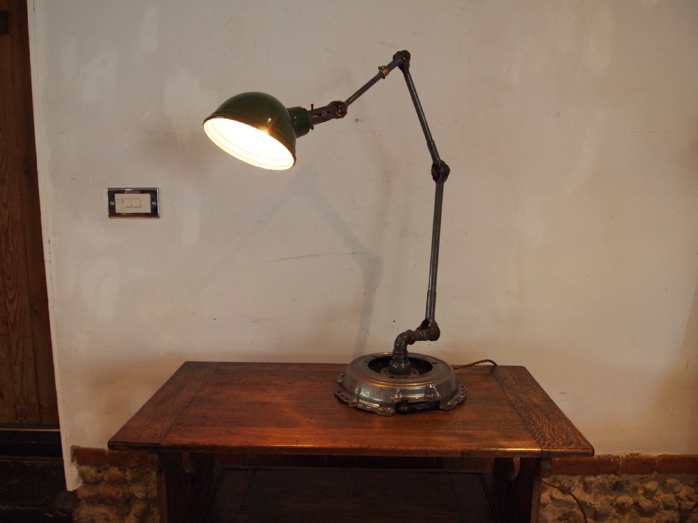 Lamp stunning Dugdills industrial angle poise table desk lamp c1930 View X