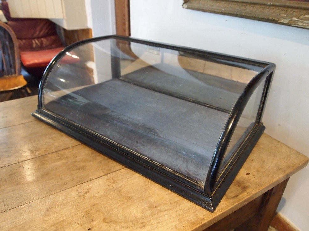 Rare small shop display cabinet haberdashery Victorian c1880 View II