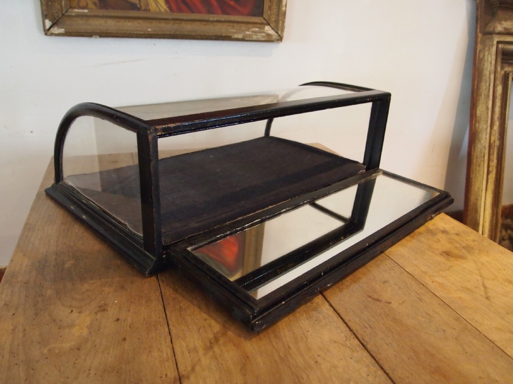 Rare small shop display cabinet haberdashery Victorian c1880 View VI