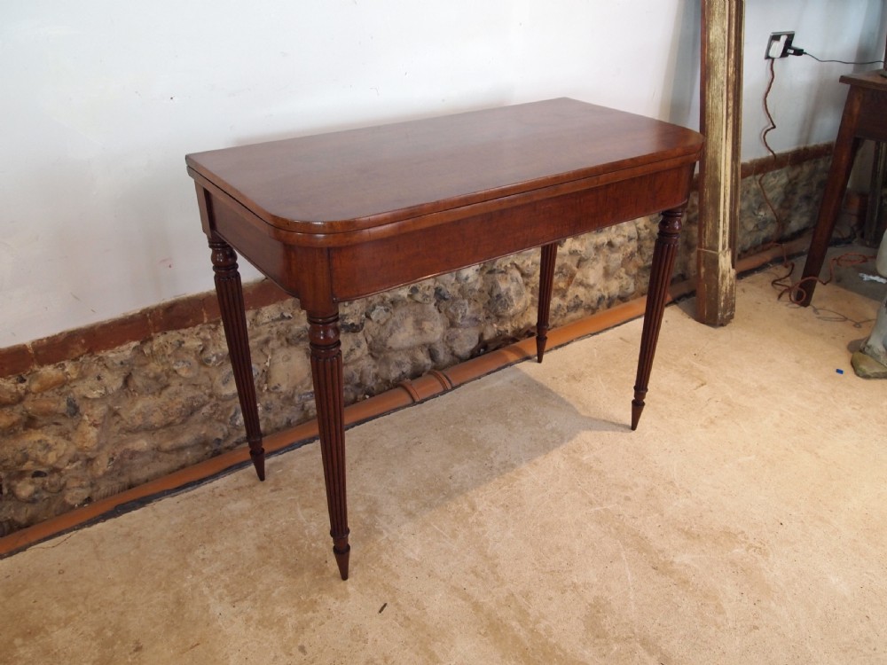Table card games Gillows Plum pudding Mahogany c1820