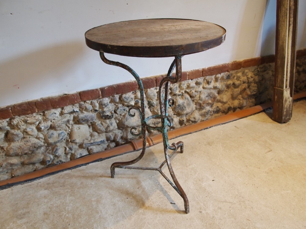 Table French hall lamp side console c1890 View II