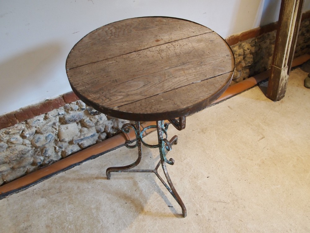 Table French hall lamp side console c1890 View IV
