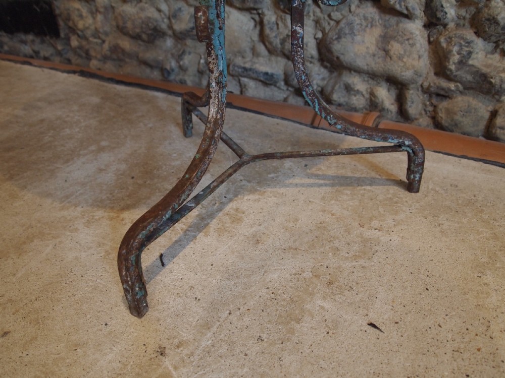 Table French hall lamp side console c1890 View V