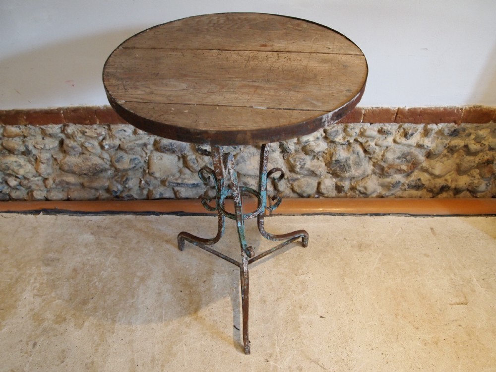 Table French hall lamp side console c1890 View VI