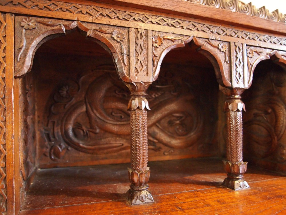 Bureau stunning Chinese desk bureau Huali 19th century c1890 View V