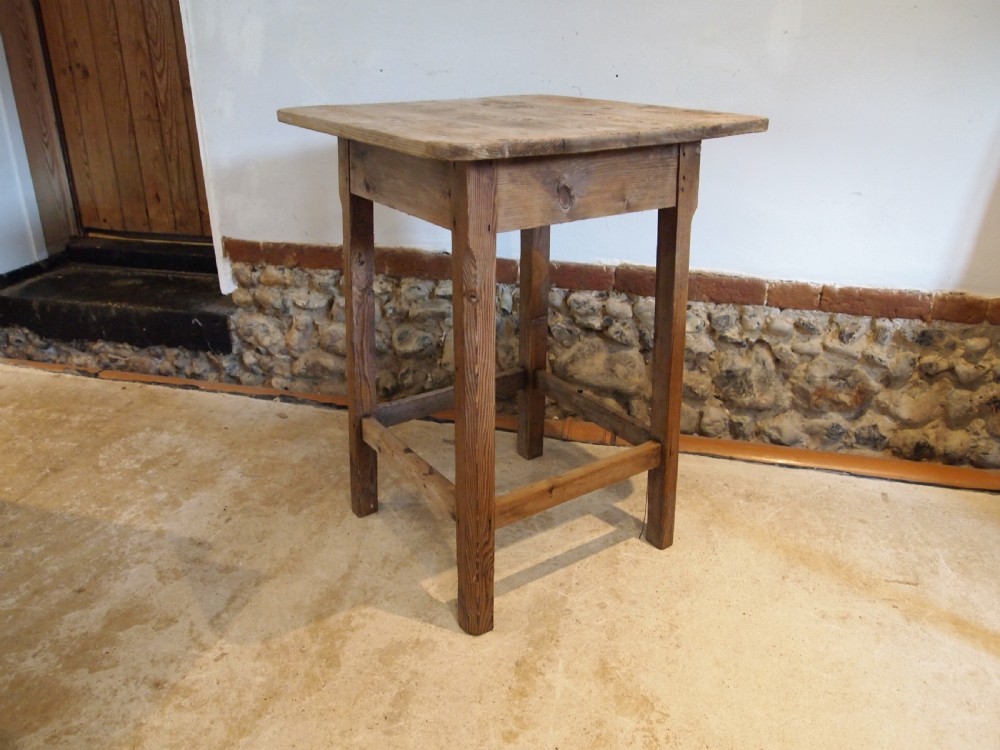 Table wonderful rustic Victorian lamp hall side c1890 View III