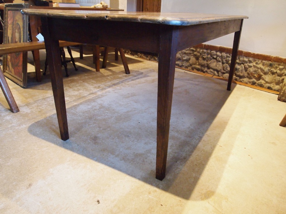 Table refectory dining farmhouse English Oak c1840 View IV