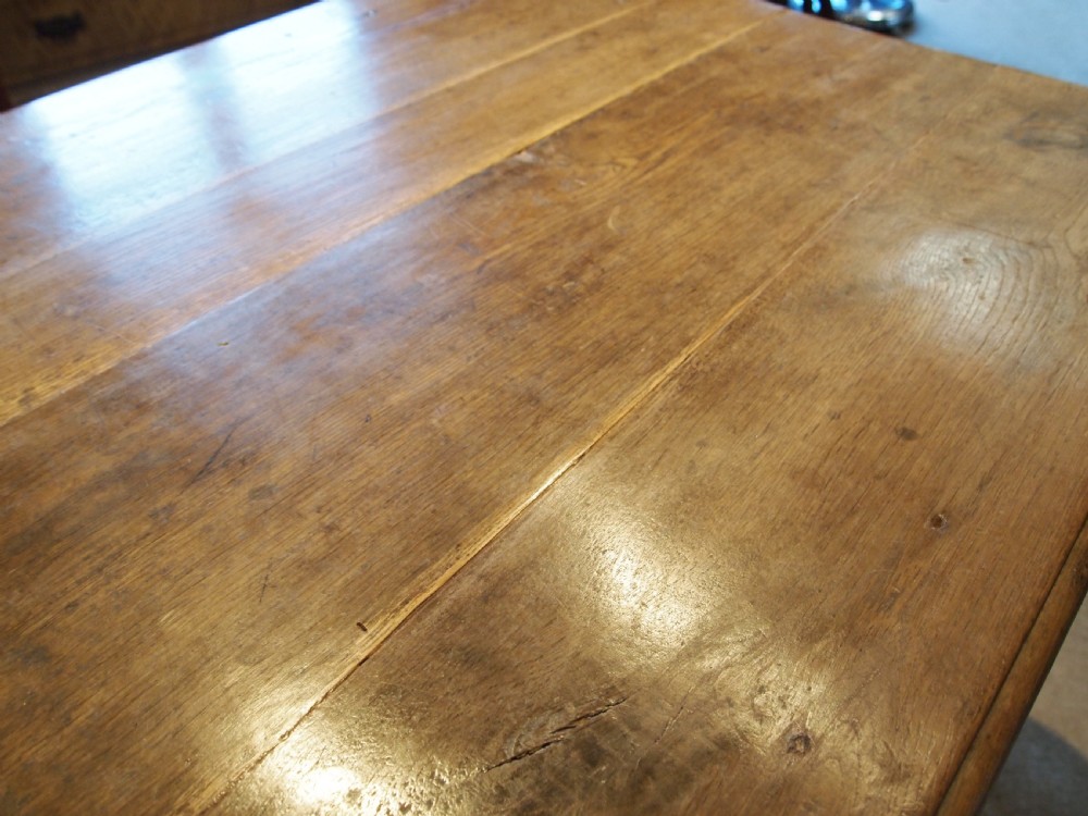 Table refectory dining farmhouse English Oak c1840 View V