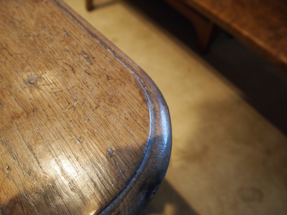 Table refectory dining farmhouse English Oak c1840 View VI