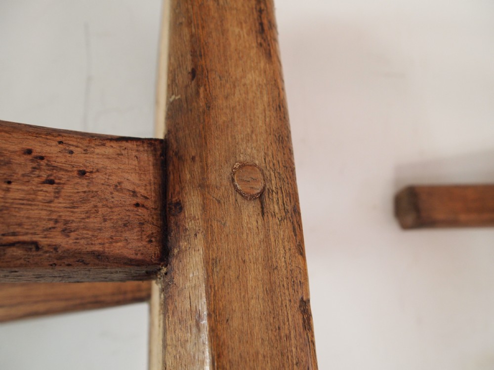 Benches stunning pair of George III refectory Elm and Beech c1800 View V