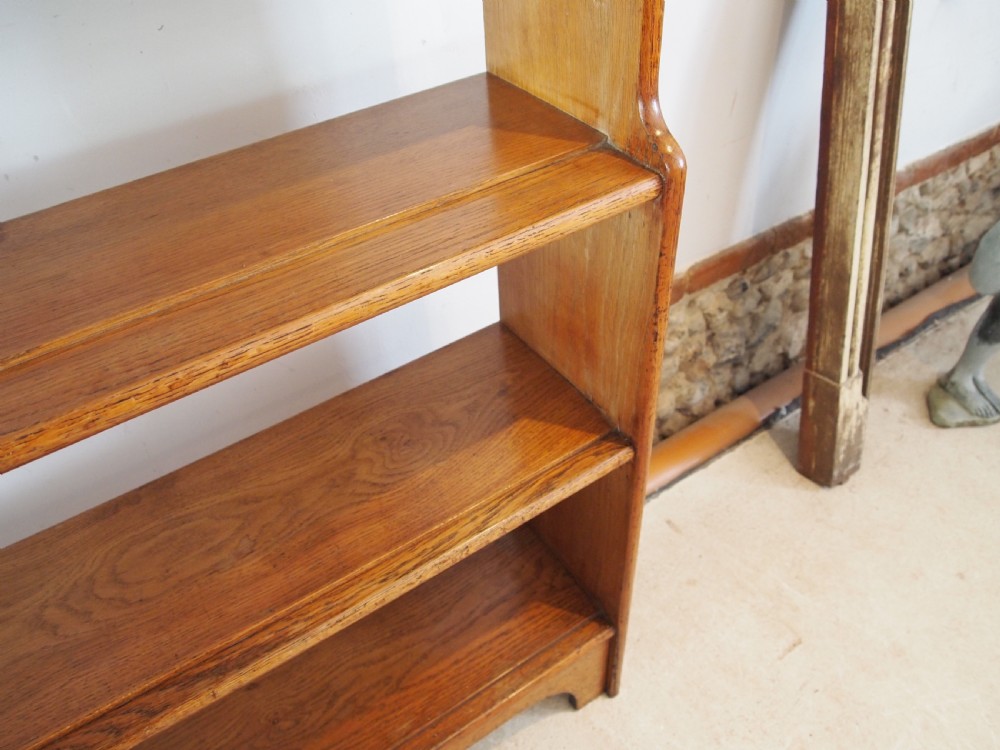 Bookcase wonderful manner of Heals Oak c1920 View V