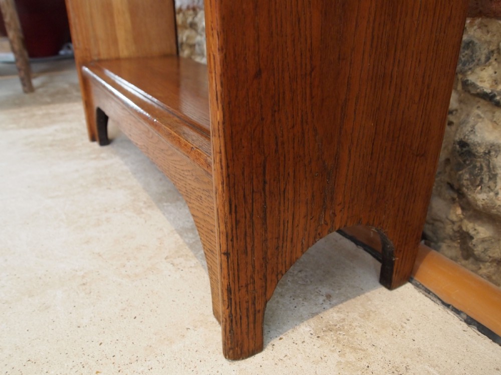 Bookcase wonderful manner of Heals Oak c1920 View VII