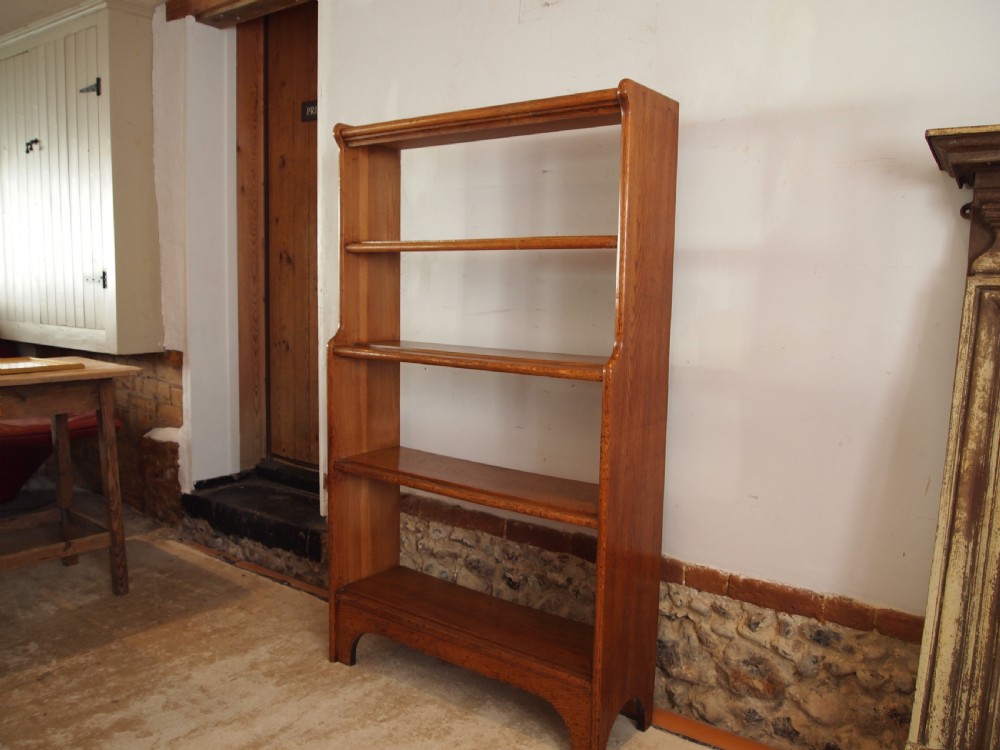 Bookcase wonderful manner of Heals Oak c1920 View IX