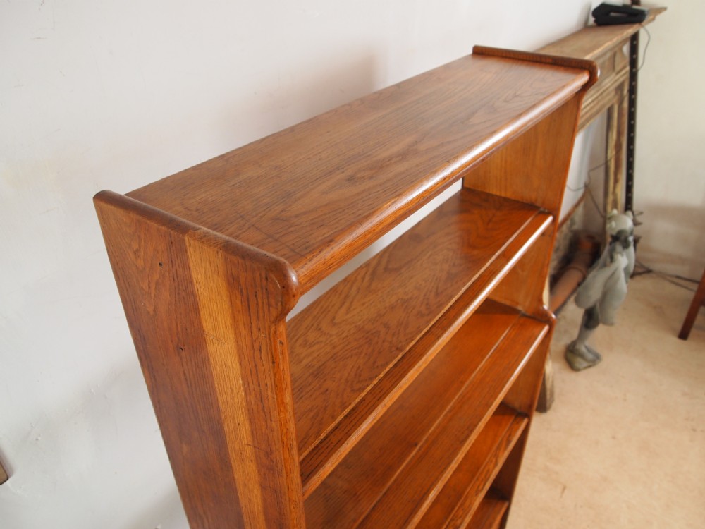 Bookcase wonderful manner of Heals Oak c1920 View X
