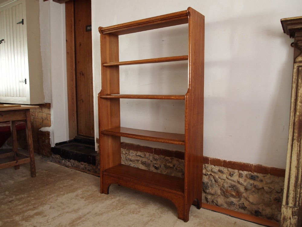 Bookcase wonderful manner of Heals Oak c1920 View XIV