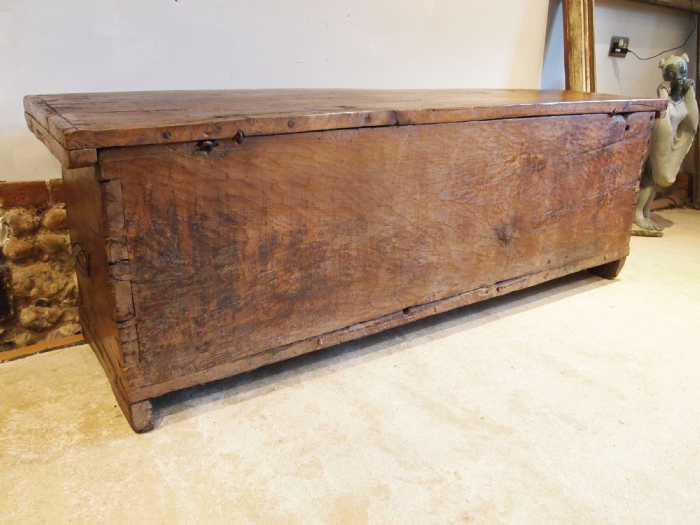Coffer chest rare 16th Century Oak French Renaissance c1550 View VII