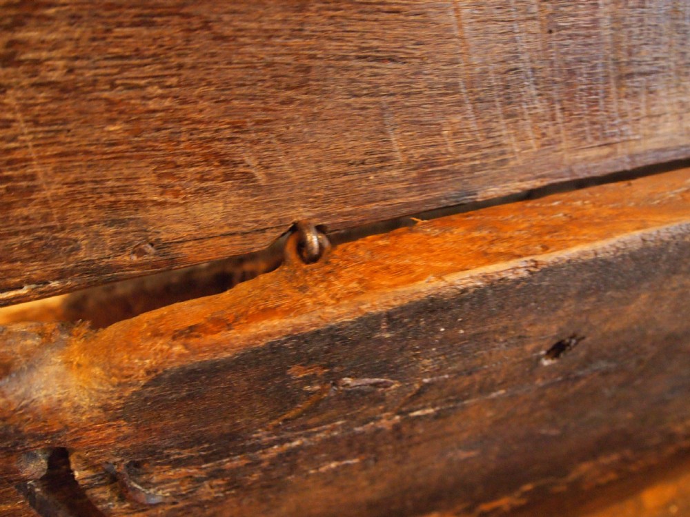 Coffer chest rare 16th Century Oak French Renaissance c1550 View IX