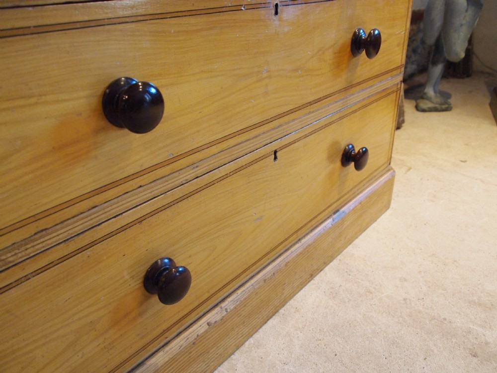 Chest of drawers stunning original paint Victorian c1840 View III