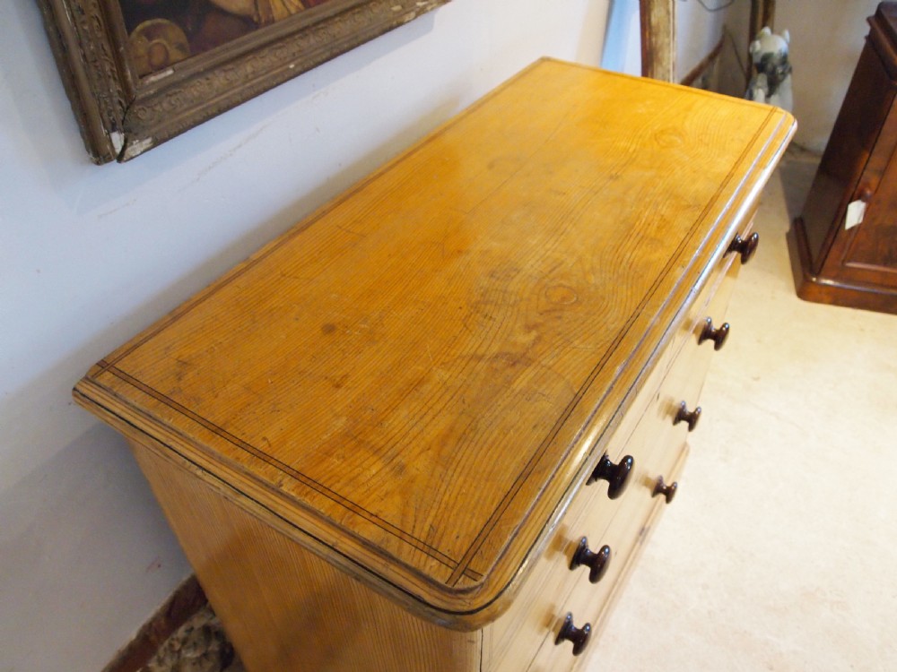 Chest of drawers stunning original paint Victorian c1840 View IV