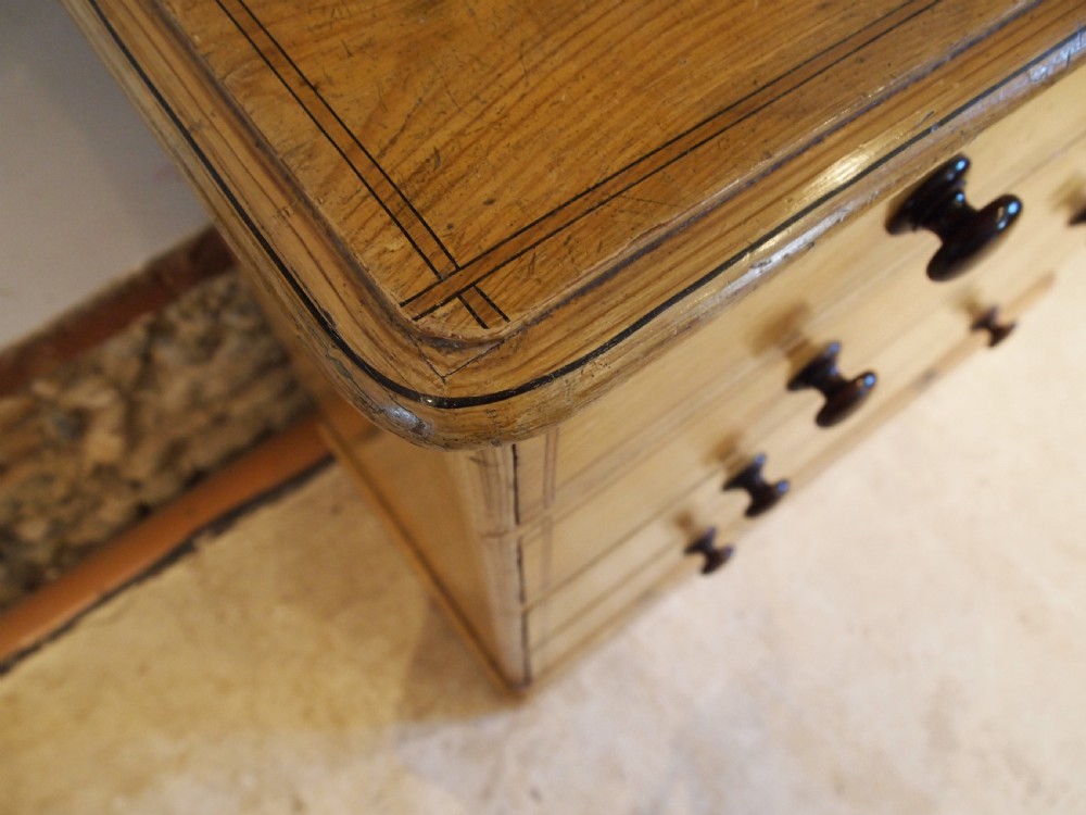 Chest of drawers stunning original paint Victorian c1840 View VII