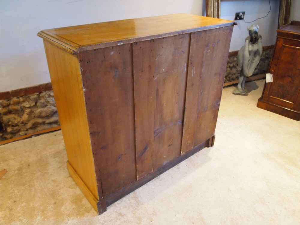 Chest of drawers stunning original paint Victorian c1840 View XI