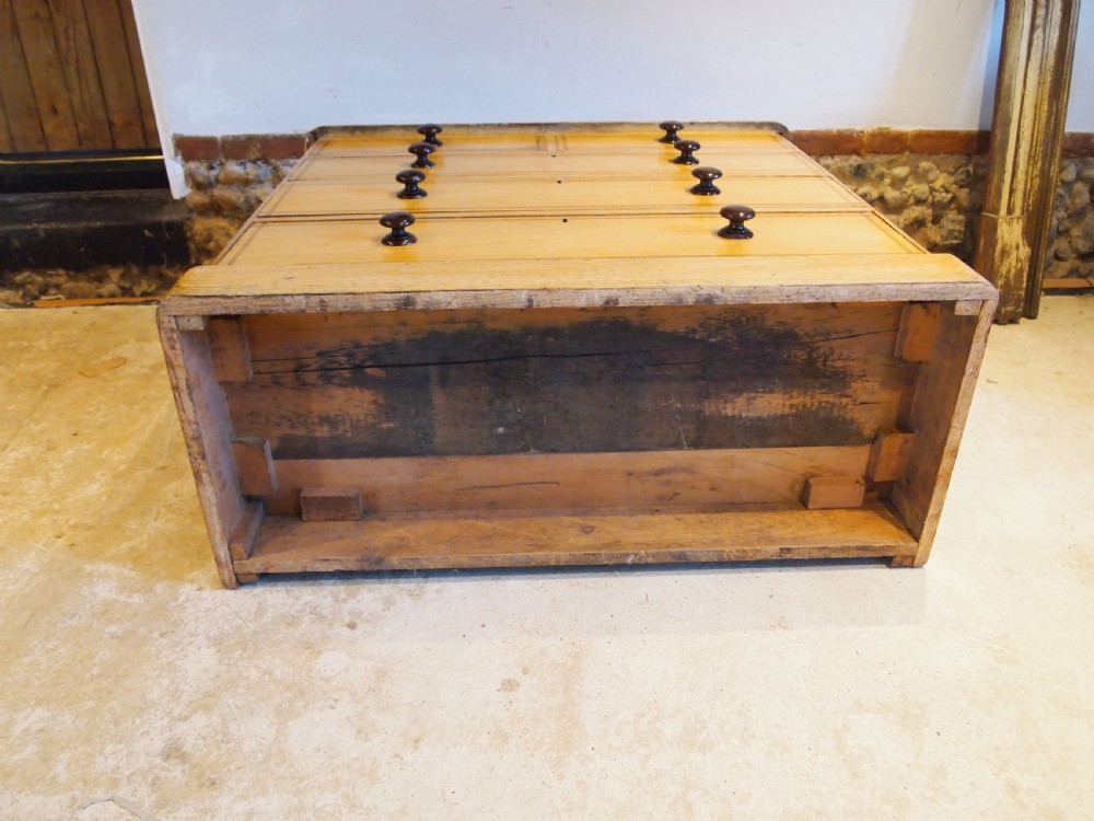 Chest of drawers stunning original paint Victorian c1840 View XII
