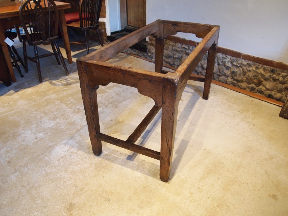 Table stunning George III Elm two plank refectory farmhouse dining c1780 View II