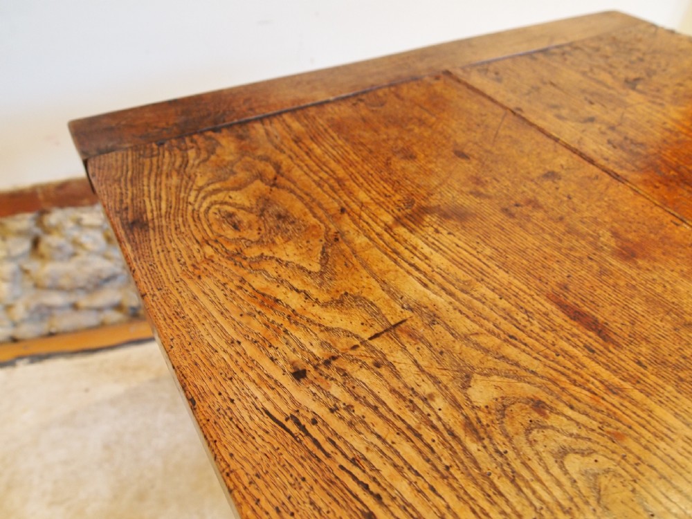 Table stunning George III Elm two plank refectory farmhouse dining c1780 View VIII