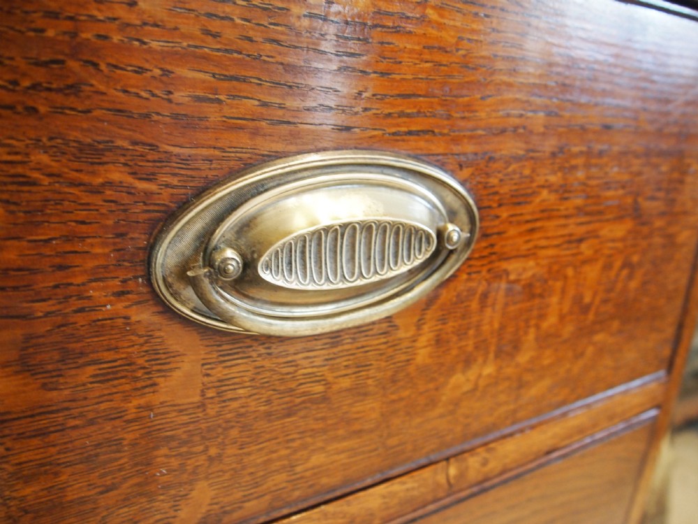Chest of drawers rare Norfolk George III Oak c1790 View III