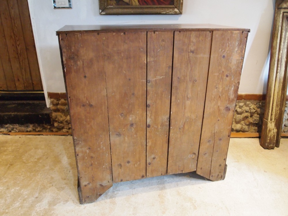 Chest of drawers rare Norfolk George III Oak c1790 View X