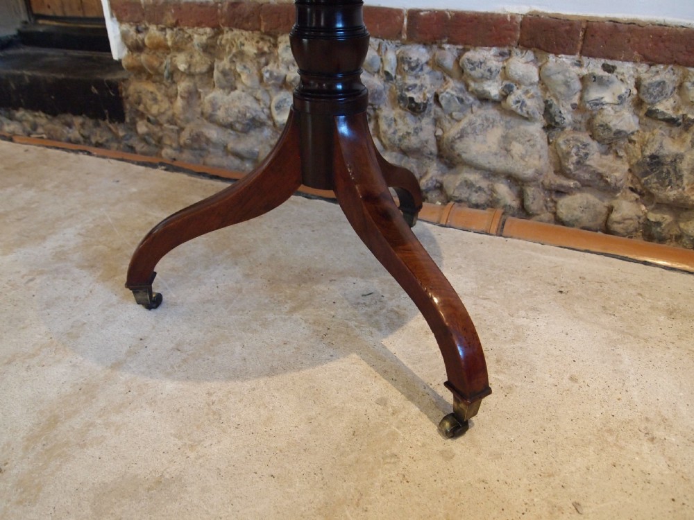 Rare Campaign Military George III Mahogany dumb waiter table c1800 View V