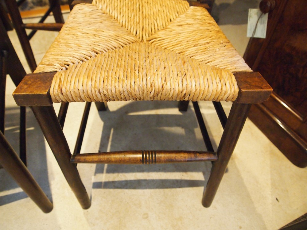 Chairs wonderful set of 8 Libertys Arts and Crafts William Birch c1910 View V