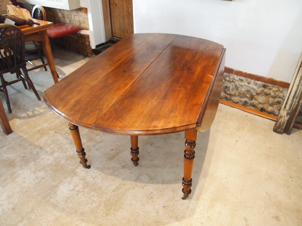 Table large French Walnut farmhouse dining kitchen c1890 View VII