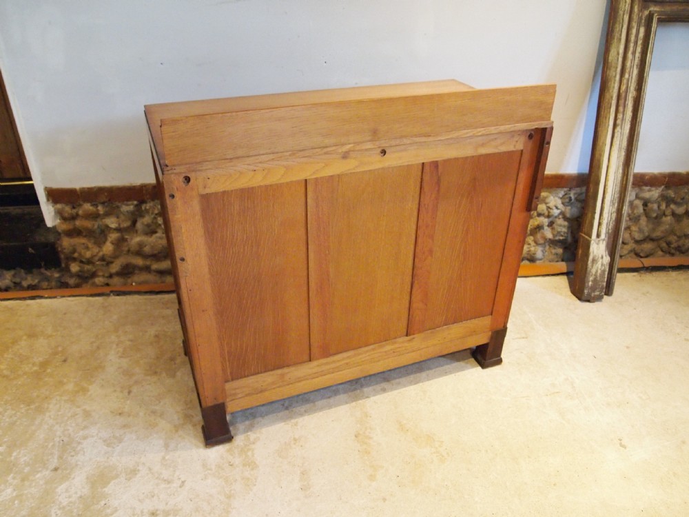Bedroom suite 3 piece Bath Cabinet Makers Oak Art Deco c1930 View X