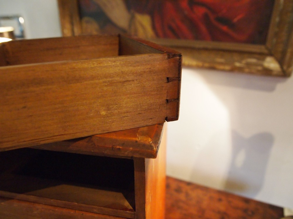 Chest of drawers miniature Victorian Apprentice chest Pine C1880 View II