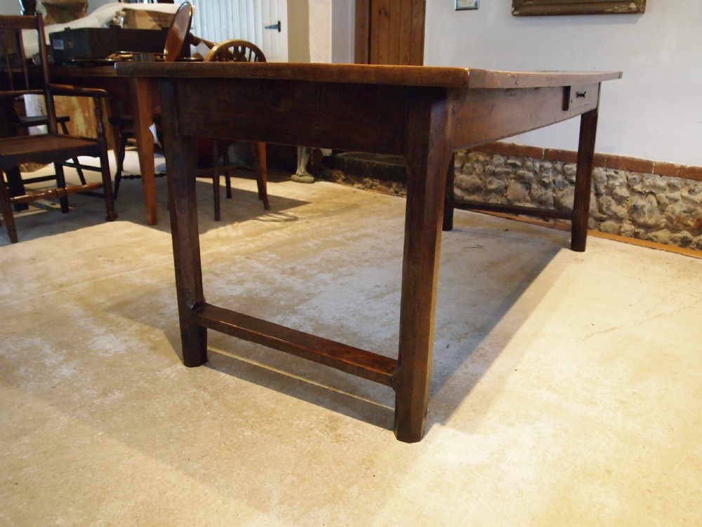 Table stunning refectory farmhouse French Cherry c1820 View II