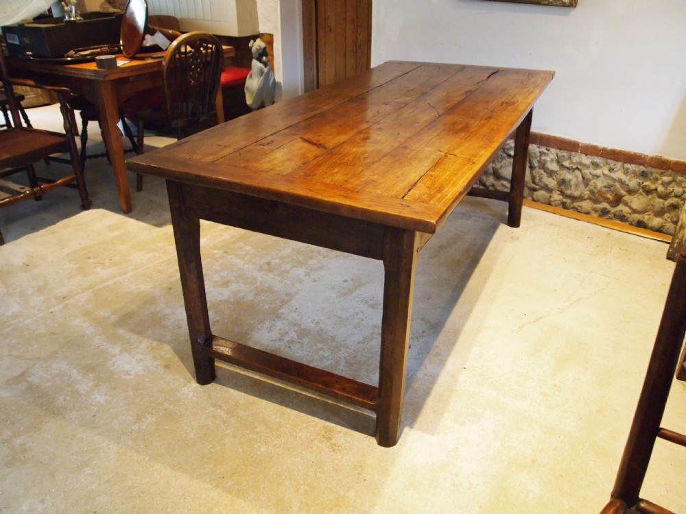 Table stunning refectory farmhouse French Cherry c1820 View III