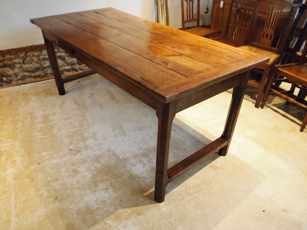 Table stunning refectory farmhouse French Cherry c1820 View X