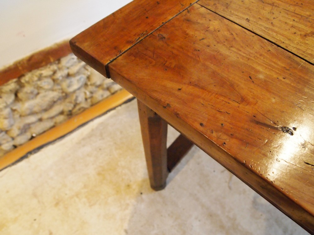 Table stunning refectory farmhouse French Cherry c1820 View XIV