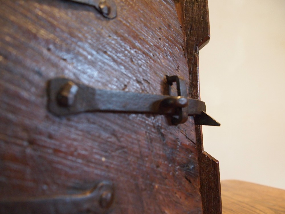 Cabinet very rare naive primitive Elm cupboard c1700 View VII