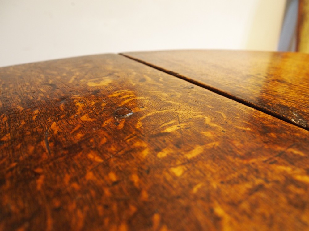 Table dining Outstanding Charles II Oak gateleg seats 8 c1680 View XIV