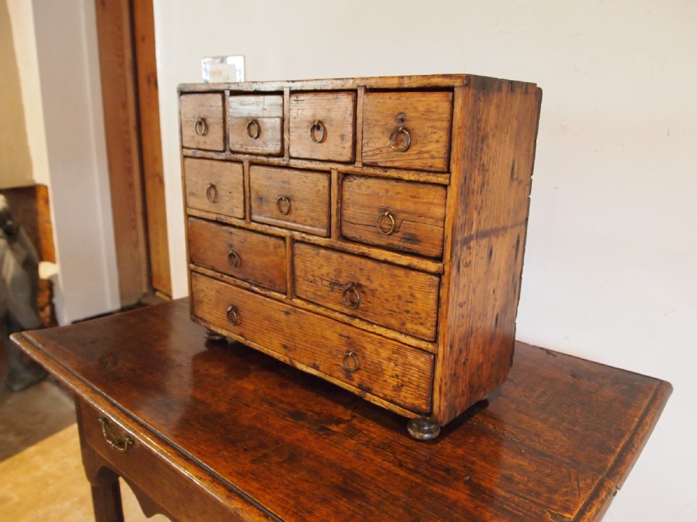 Chest of drawers small George III Pine collectors c1800