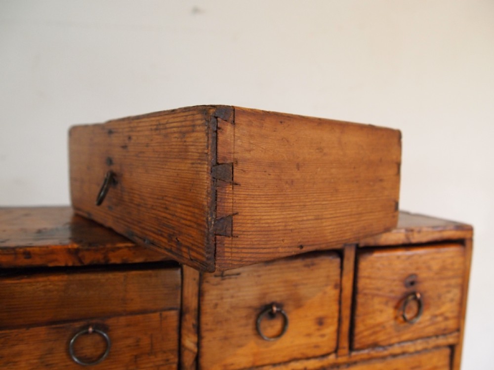 Chest of drawers small George III Pine collectors c1800 View II