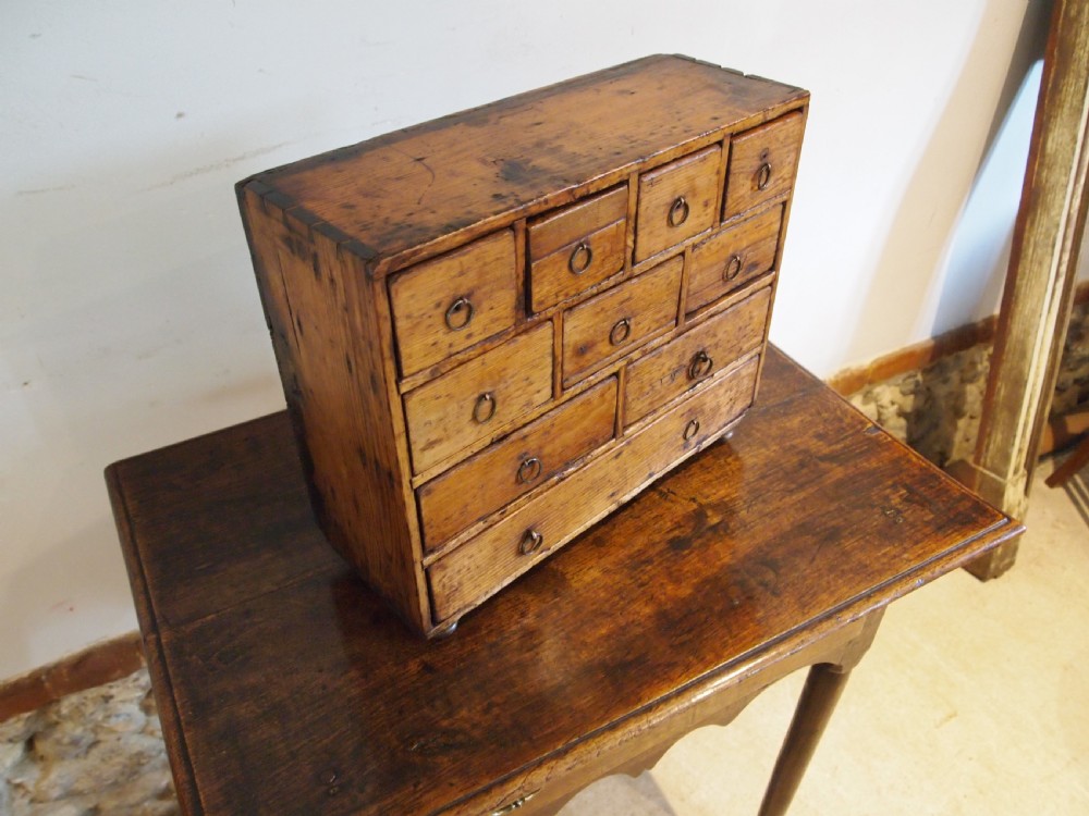 Chest of drawers small George III Pine collectors c1800 View IX